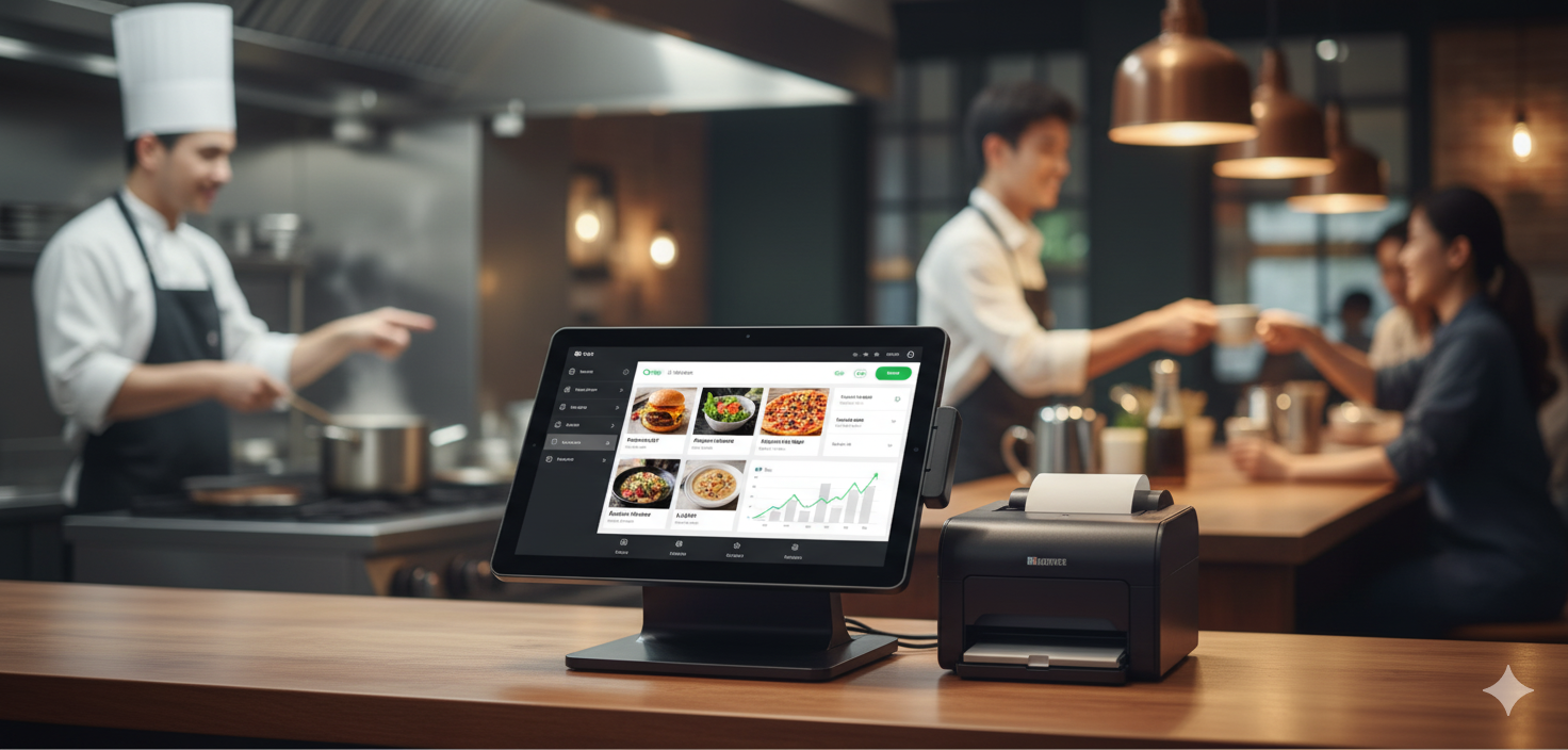 RestroTable POS running in a busy kitchen